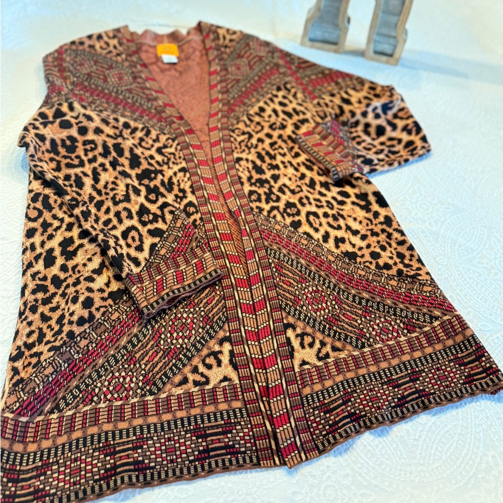 Ruby Rd. Colorful Knit Cardigan - Picture 2 of 2